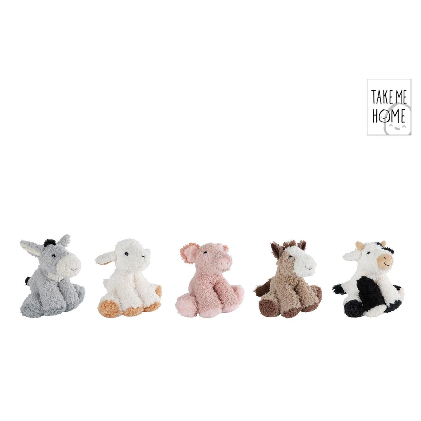 Peluche animal Llévame a casa 16cm