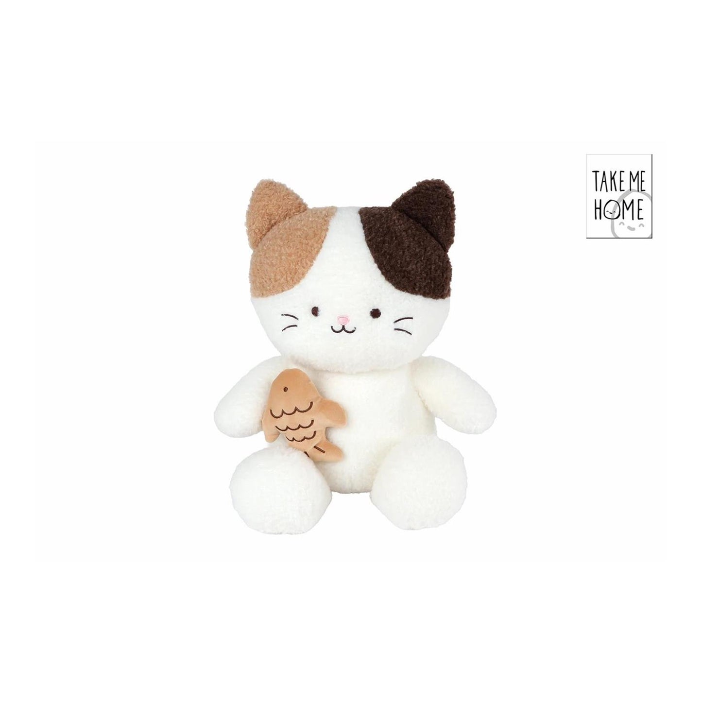 Portami a casa gatto con peluche pesce - 55 46 cm