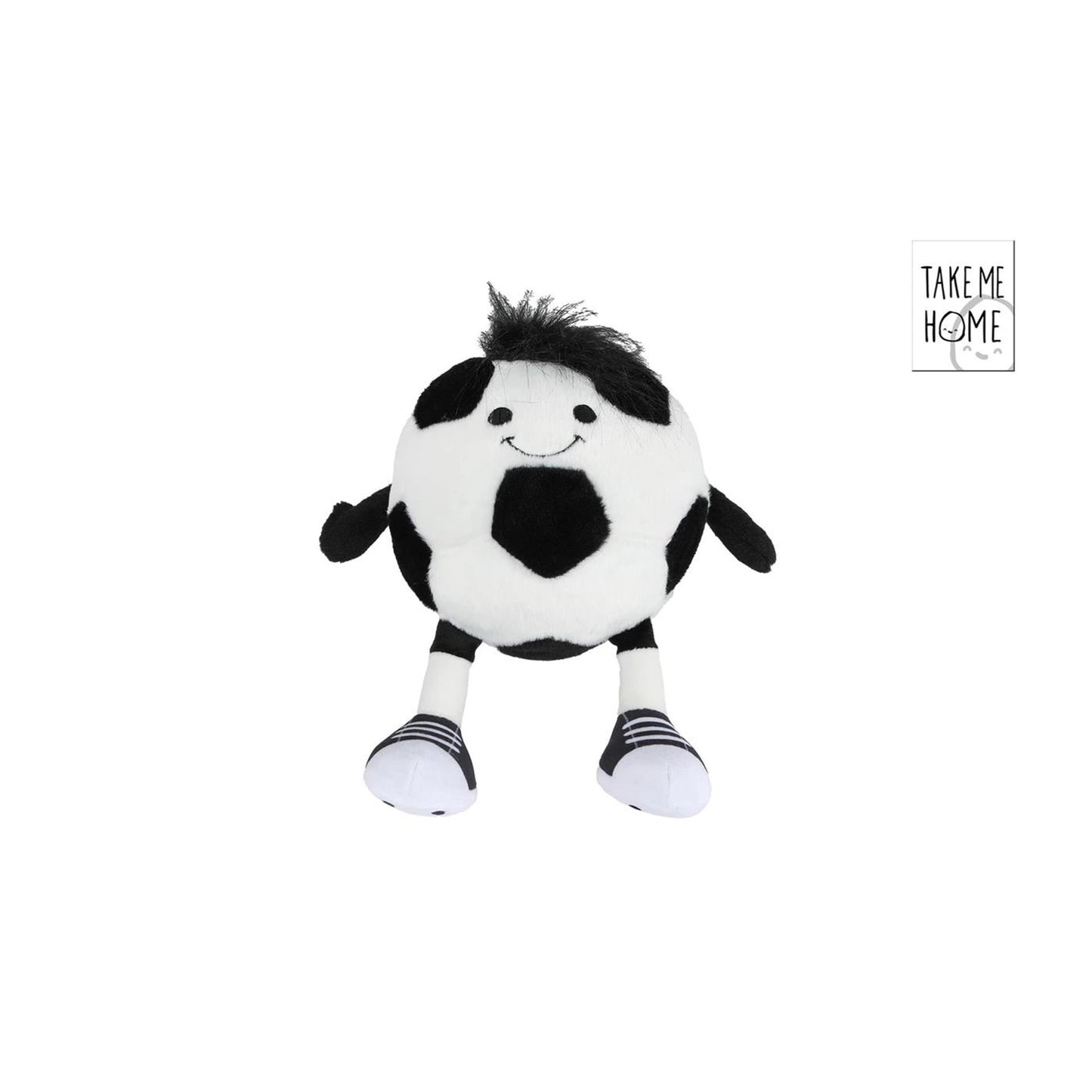 Take me home voetbal pluche 16,5 25cm