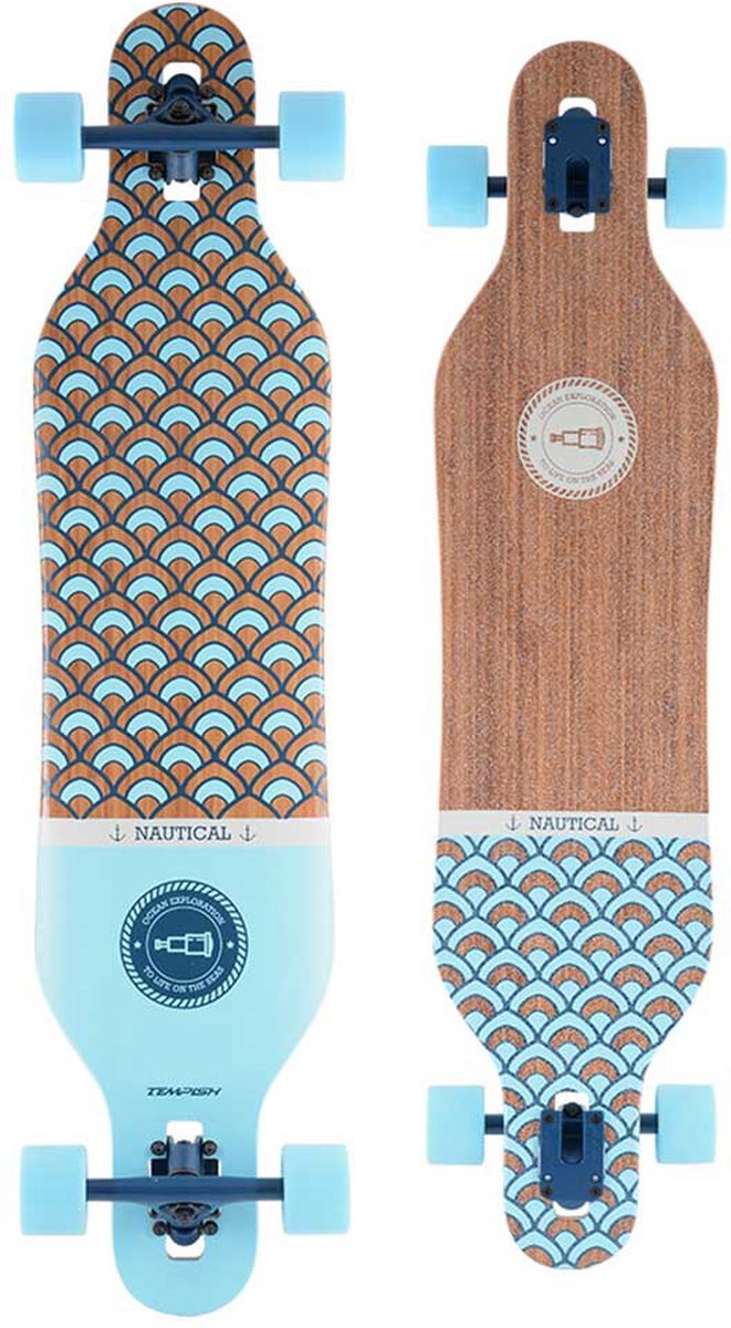longboard Nautico 104 x 25 cm blu
