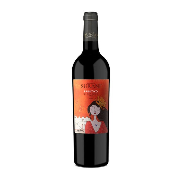 Masseria surani primitivo di manduria rosso 0,75 litri