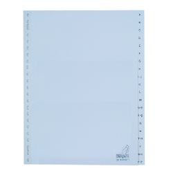Pestañas canguro w431cm pp a4 120 micras blanco 20 piezas a-z ventana de 23 agujeros
