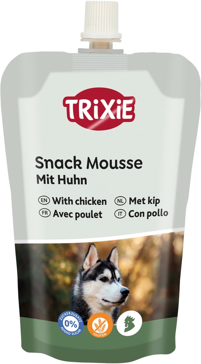 Trixie snack mousse - pollo premio liquido per cani 200gr - ideale per i palati più esigenti