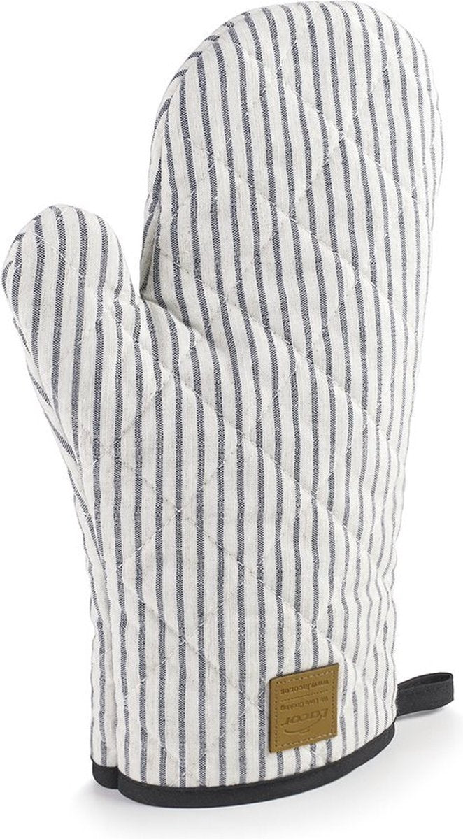 Lacor milan ovenwant - lichtgrijs gestreept - 30cm