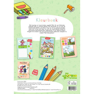 Libro para colorear Fien teun | 2 piezas