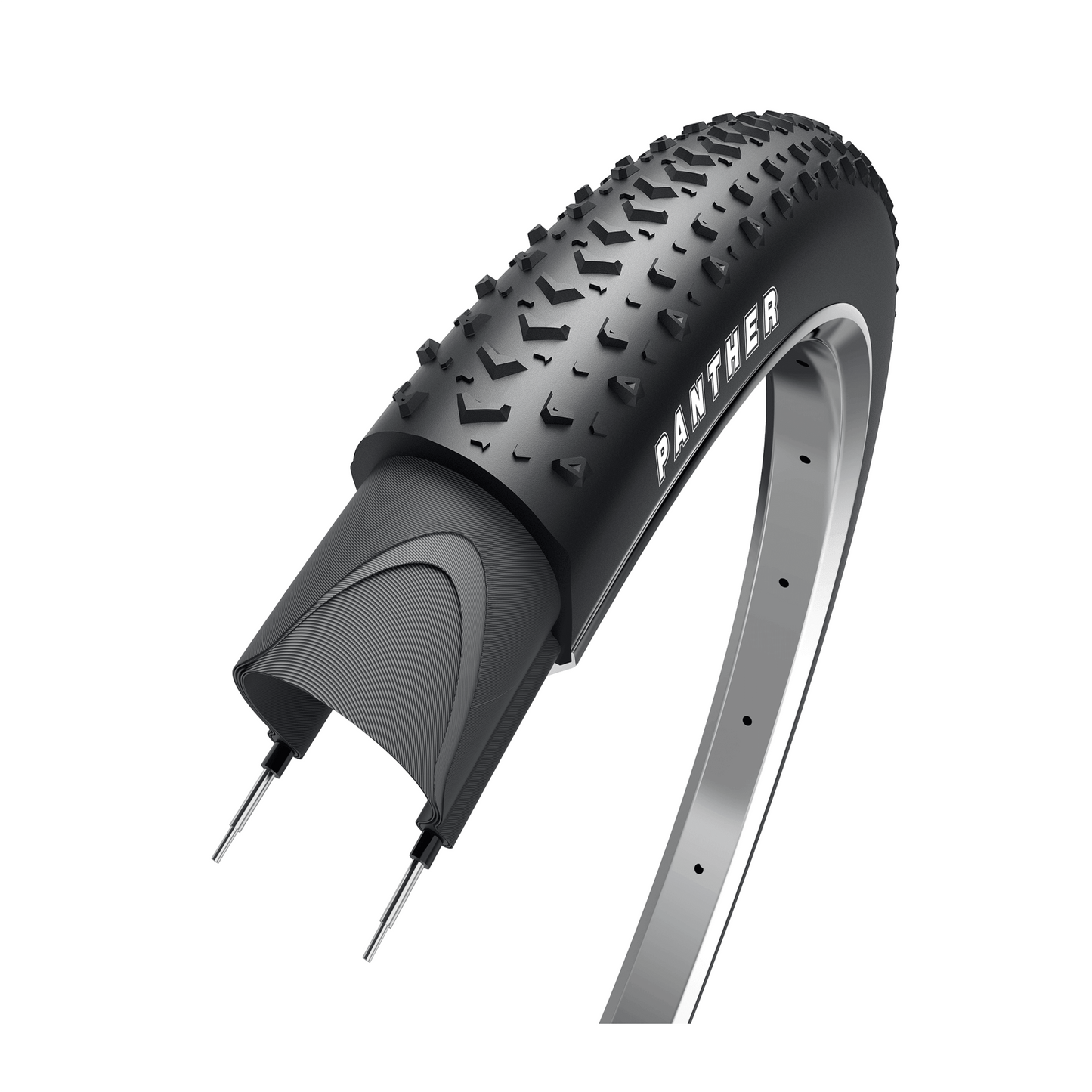 Obor Panther, nero senza riflesso, 26x1,95, Etro 47-559 singola pelle TPI 60