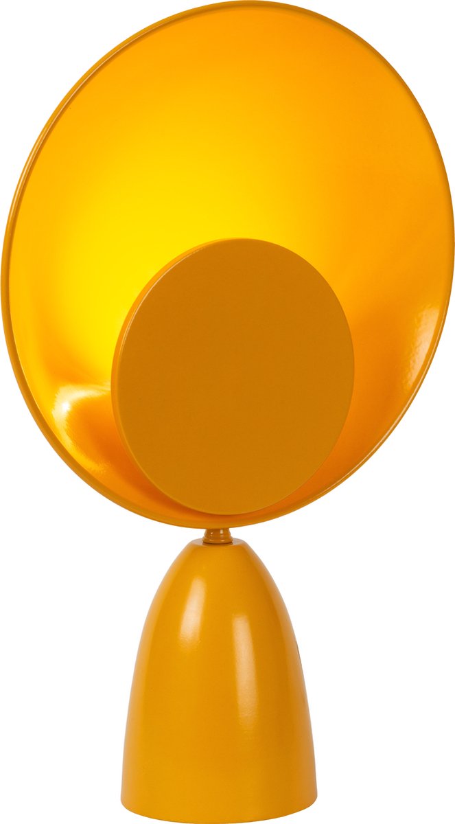 Lucide castamar - lámpara de mesa - ø 25,5 cm - LED - 1x8w 2100k - amarillo ocre