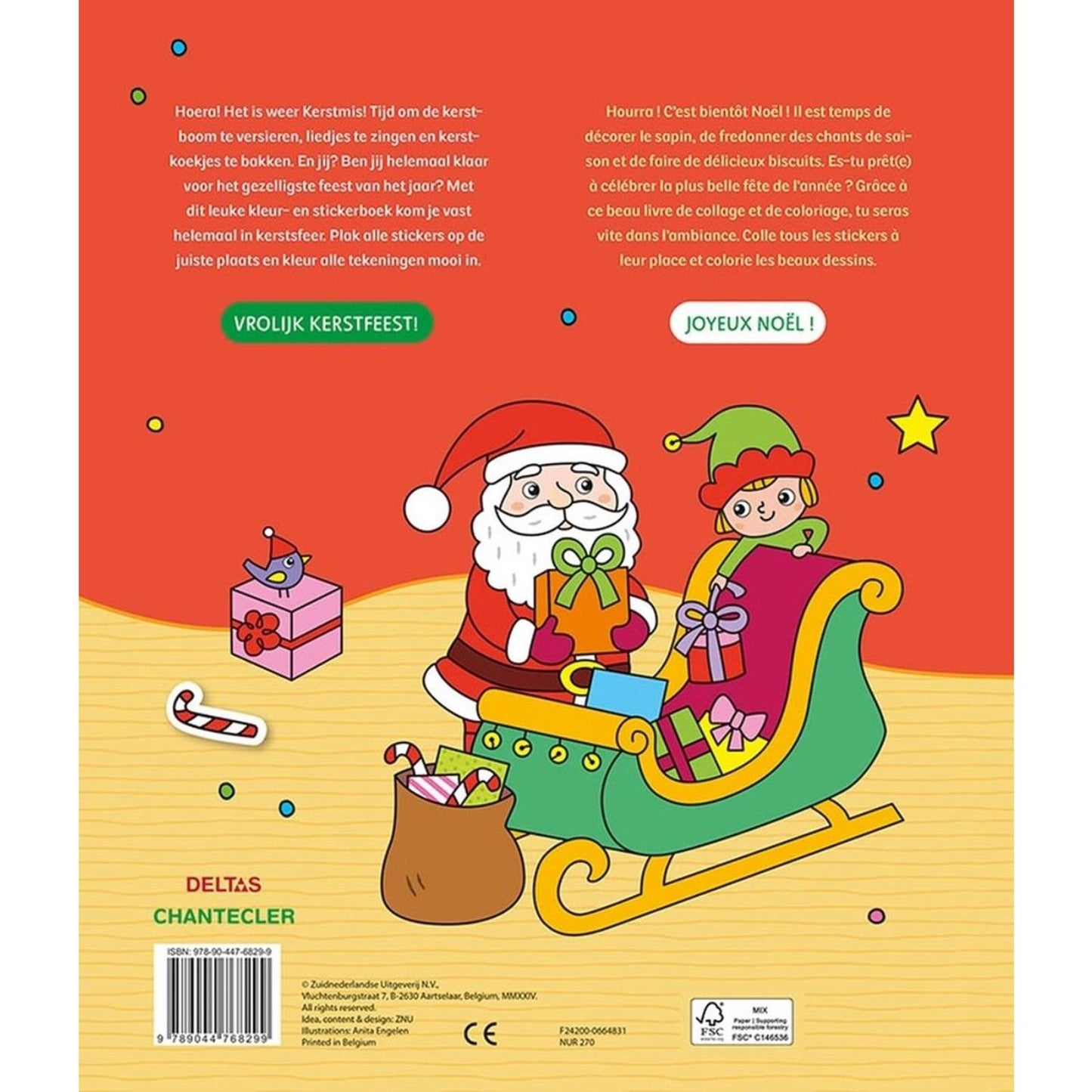 Desfile de pegatinas de Papá Noel de Deltas