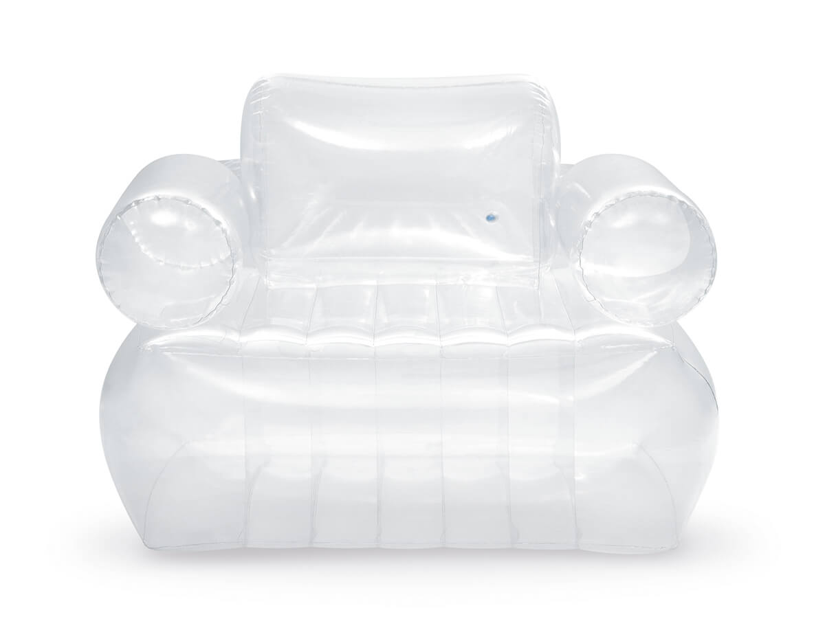 Sillón inflable Intex - transparente