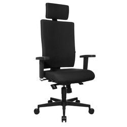 Sedia da ufficio topstar light star 30 ls30wgg20 nera