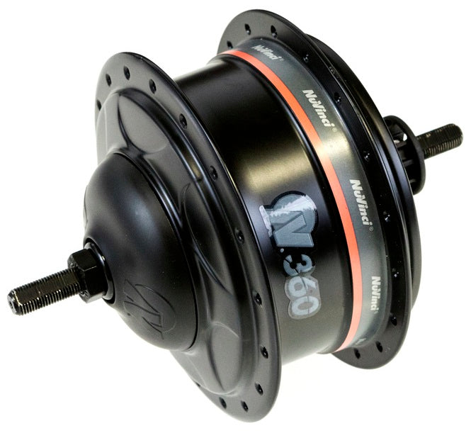 Shimano N360 dopo rullo mozzo V-Brake 36 fori neri calvi