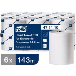 Rollo de toalla tork h13 advanced blanco