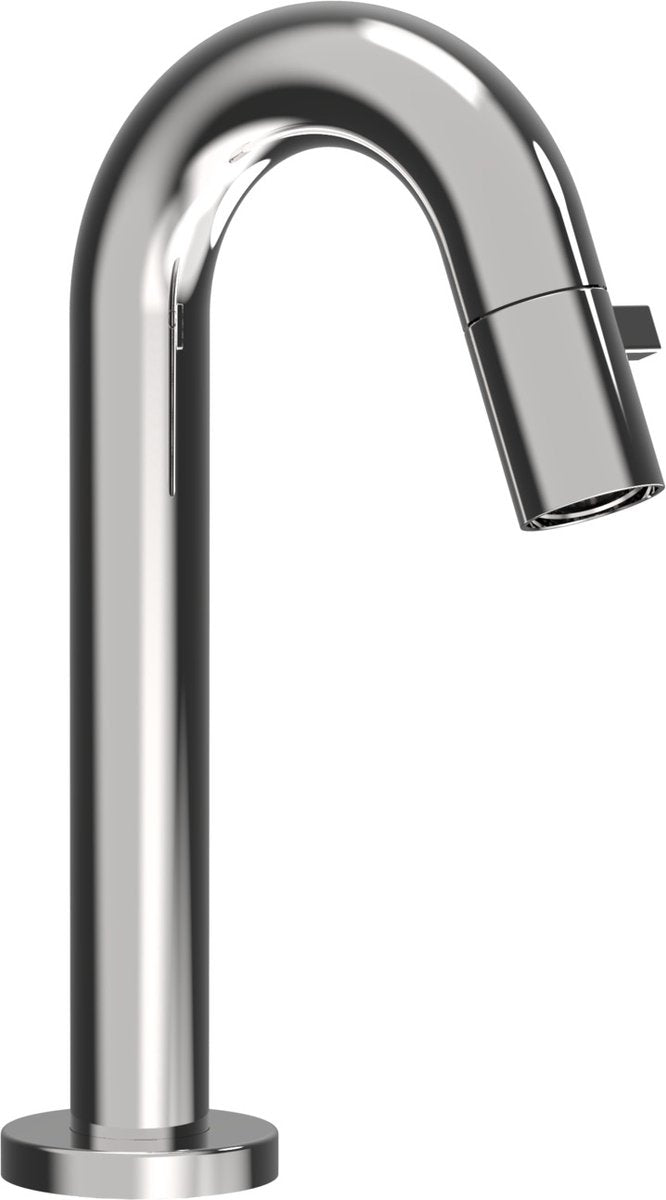 Hansa nove style toiletkraan - vaste uitloop - 94mm - chroom - 50938101