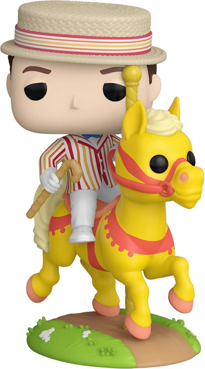 Funko mary poppins verzamelfiguur disney's 100th anniversary pop! bert 9 cm multicolours