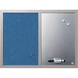 Tablero combinado bi-office mx04429608 azul plata
