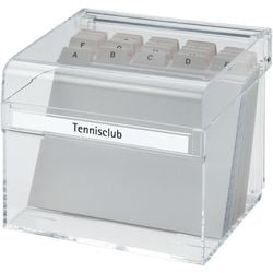 Schedario Maul 19528-05 trasparente a6