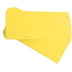 Strisce divisorie oxford duo gialle 60 pezzi
