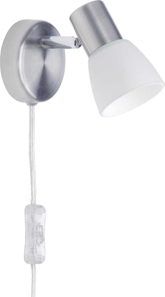 Brilliant luca - aplique - 1xe14 18w - cromo mate