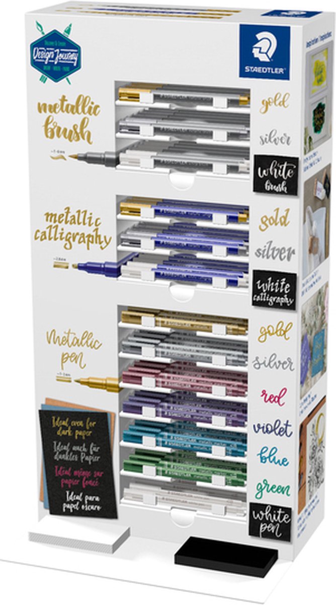 Staedtler schrijfwaren metallic assorti | 130 stuks