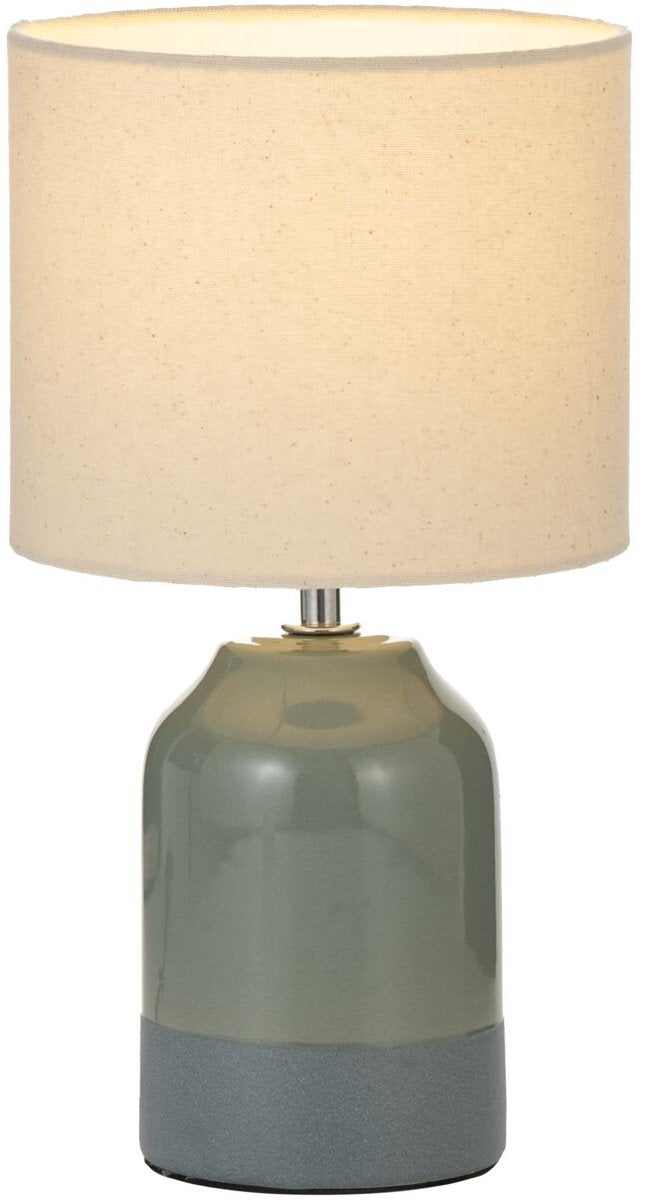 Lámpara de mesa LED Pauleen Sandy Glow - e14 - máx. 20w - salón, dormitorio, comedor - verde crema