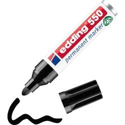 Rotulador permanente edding 550 0,75 mm negro redondo