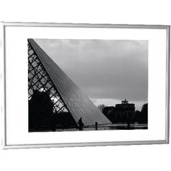 Cornice decorativa paperflow in alluminio A3 grigio