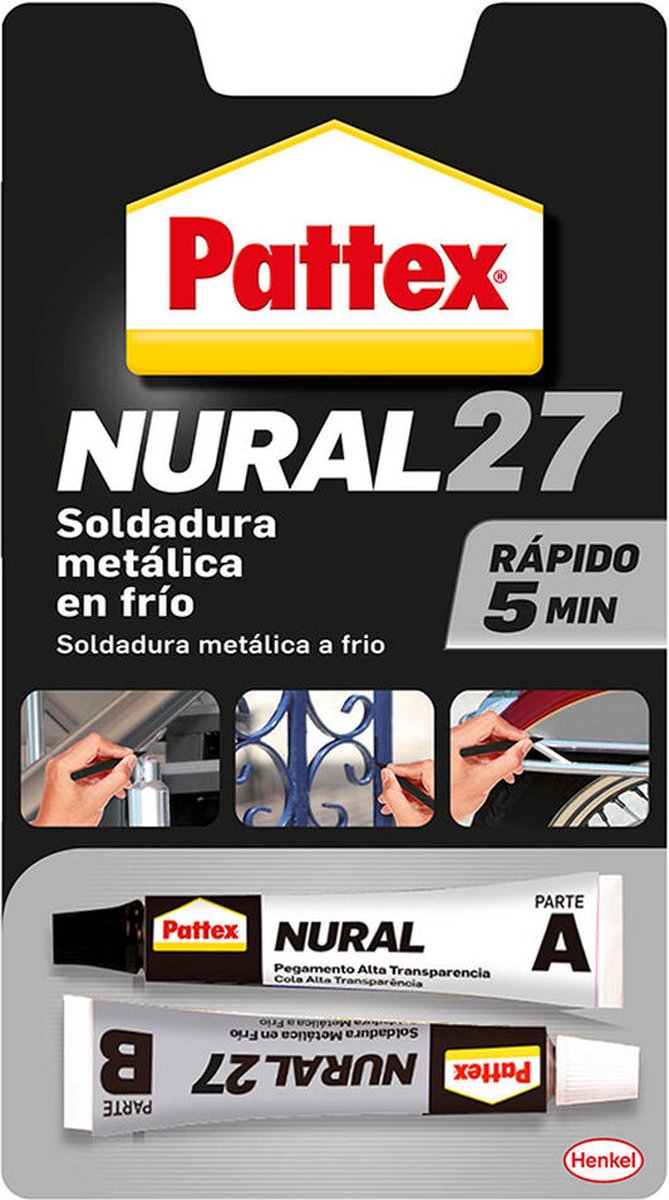 Pattex nural 27 - metaallijm - 22ml