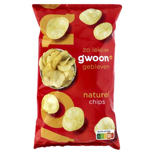 Chips G'woon naturales 250 gr