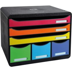 Sistema cassettiera portaoggetti exacompta maxi