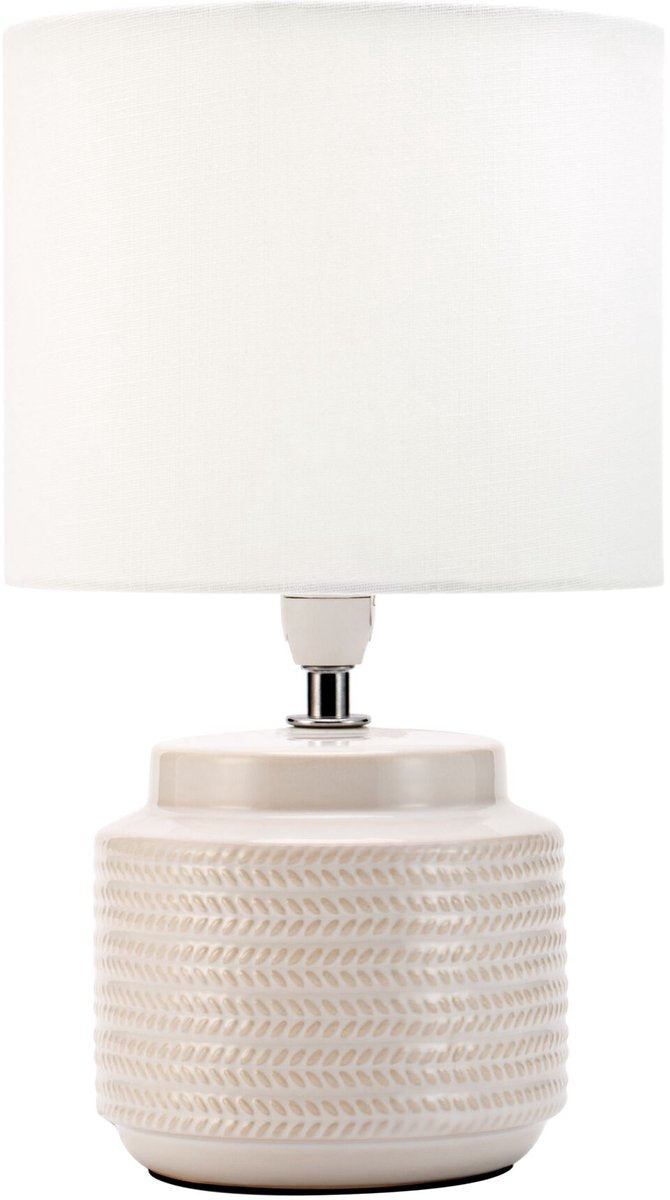 Pauleen led tafellamp bright soul - e14 - max 20w - woonkamer, slaapkamer eetkamer - creme beige