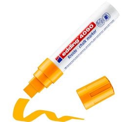 Pennarello a gesso edding 4090 punta a scalpello 4-15 mm arancione