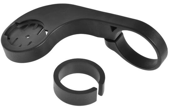Trivio - supporto manubrio Garmin 200 500 800 ø31.8mm (+ rasamento ø28.6mm) abs nero