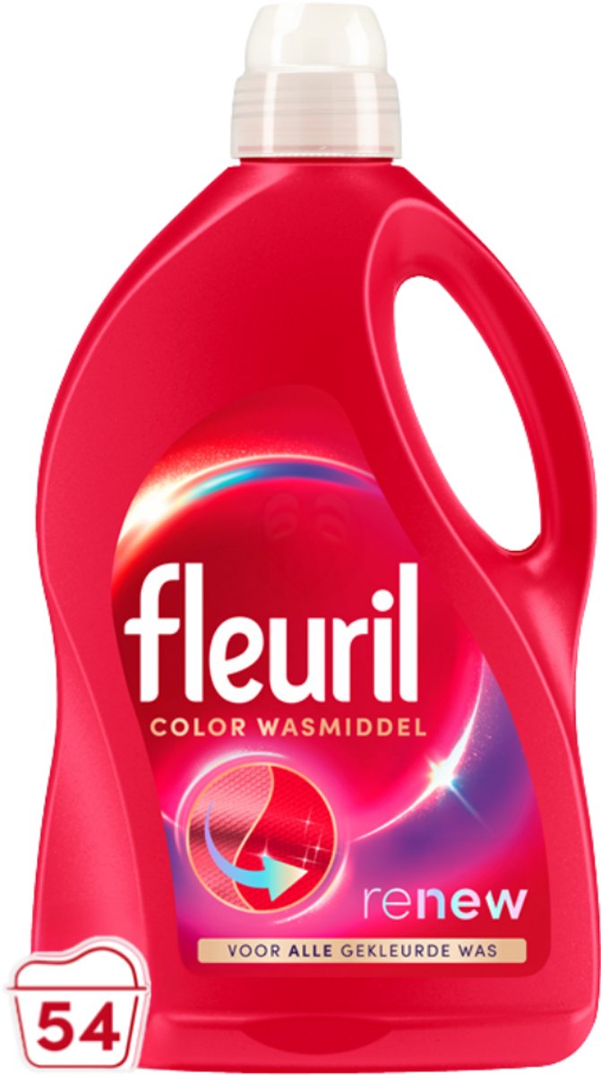 Fleuril rinnova colore - detersivo liquido - confezione risparmio - 54 lavaggi