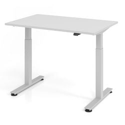 Bach sit-stand desk hammerer vxmst melamine gray