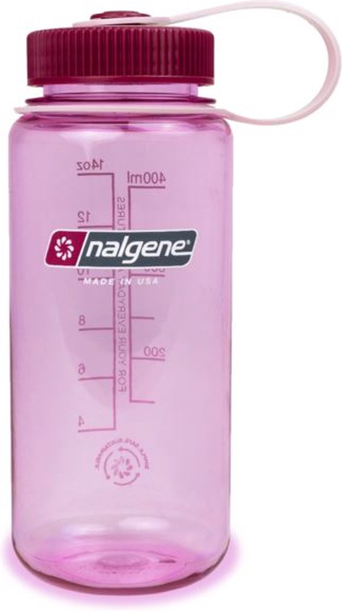 Nalgene - botella de boca ancha - botella para beber - botella de agua - libre de bpa - a prueba de fugas - 500ml - cosmo - sustentar