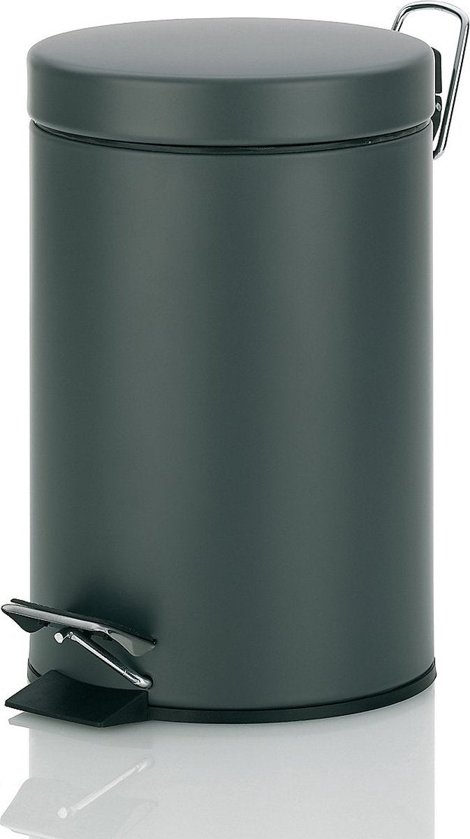 Papelera de pedal Kela Monaco - 3 l - gris oscuro -