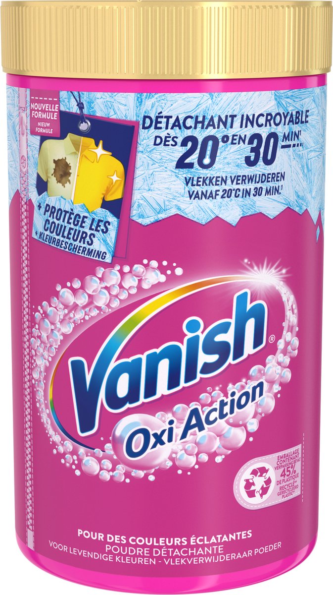 Polvere booster per bucato Vanish Oxi Action - smacchiatore per bucato colorato - 1,41 kg