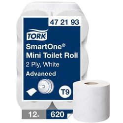 Papel higiénico tork t9 smartone advanced 2 capas blanco
