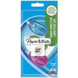 Rullo correttore Papermate 5 mm x 6 m bianco 3 pezzi