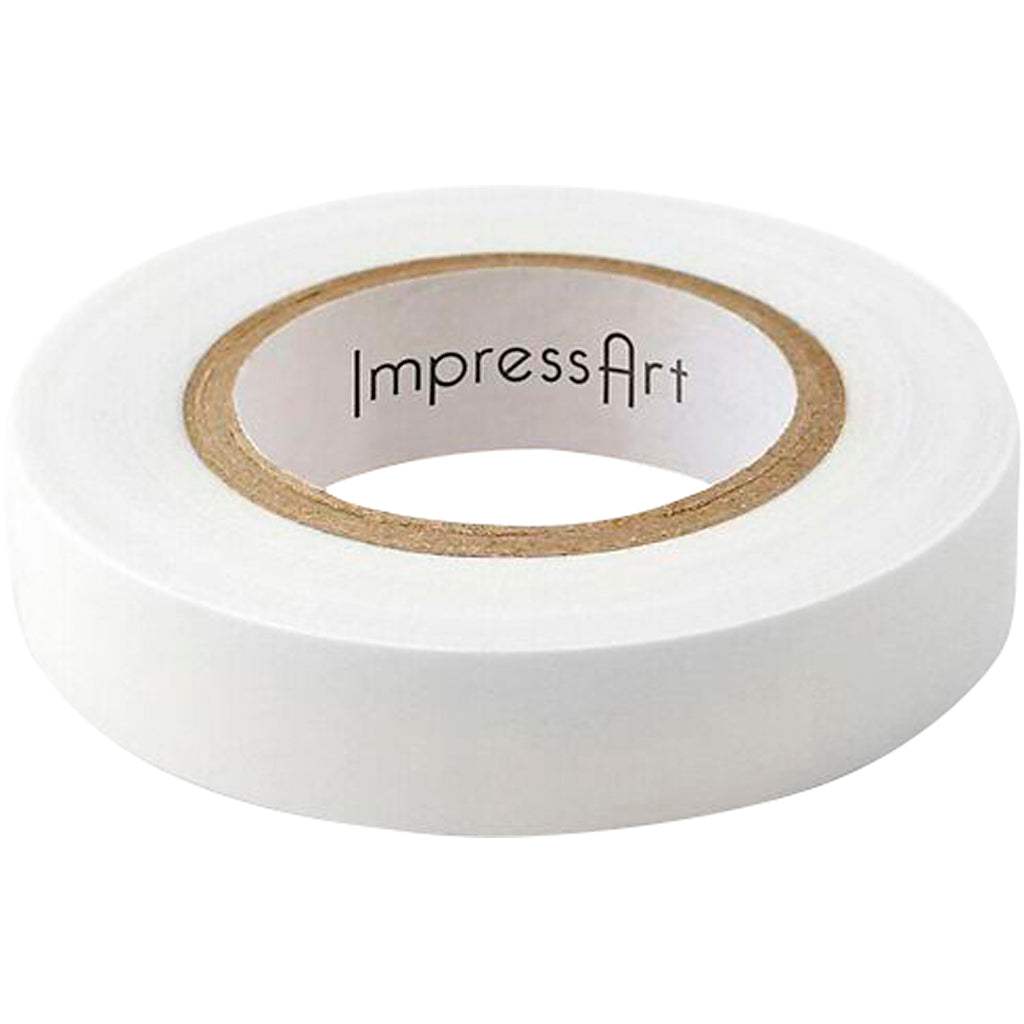 Nastro impressionante, b: 12,7 mm, bianco, 10 m 1 rotolo