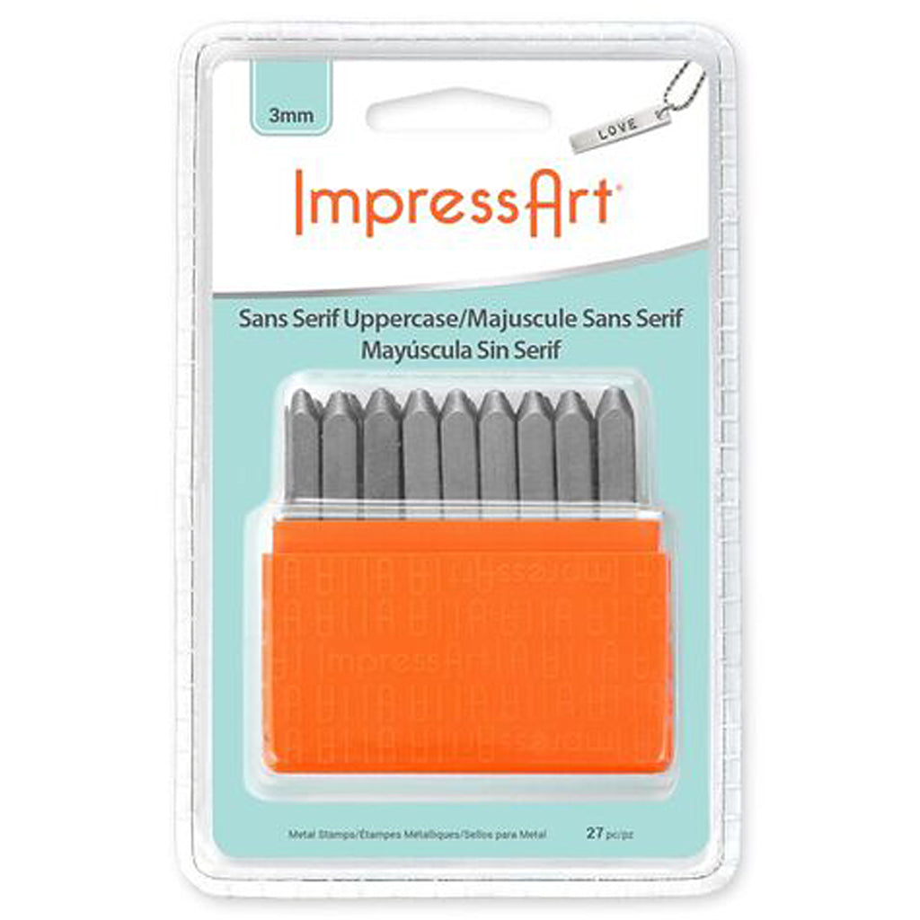 FRIBLI IMPRITTARTICA ECCOSSAMENTO, FONT: SANS SERIF, Dim 3 mm, 27 pezzo 1 set