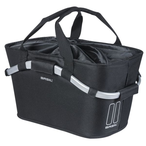 Basil basket on the back with Carry All Black
