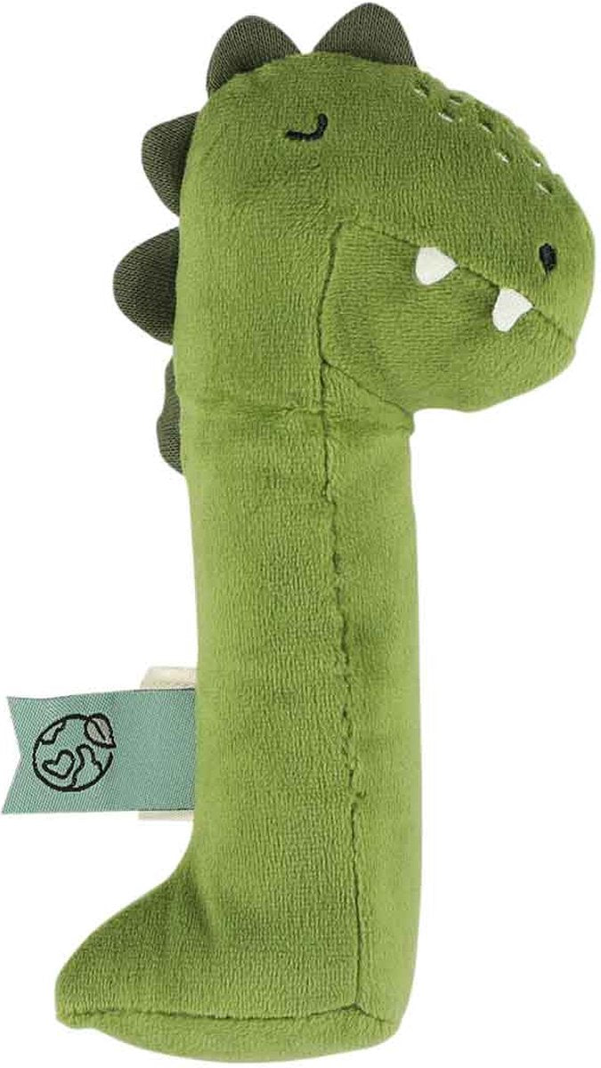 Trixie sonajero para bebé mr. dinosaurio - 3m+ - con agradable sonido chirriante - ideal como regalo de maternidad