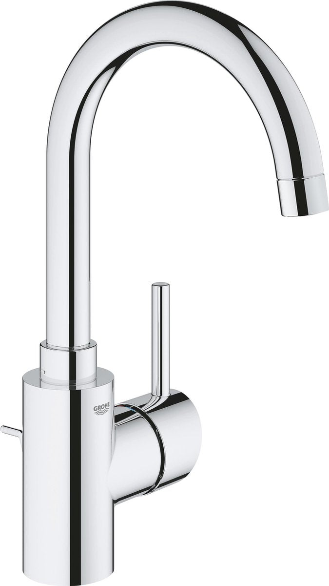 Grohe concetto wastafelkraan l-size - met waste - hoge draaibare uitloop - chroom