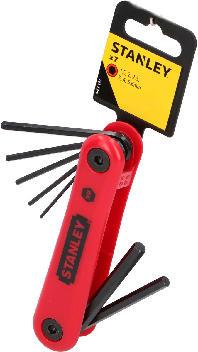 Set chiavi a L Stanley 7 pezzi 1,5-6mm