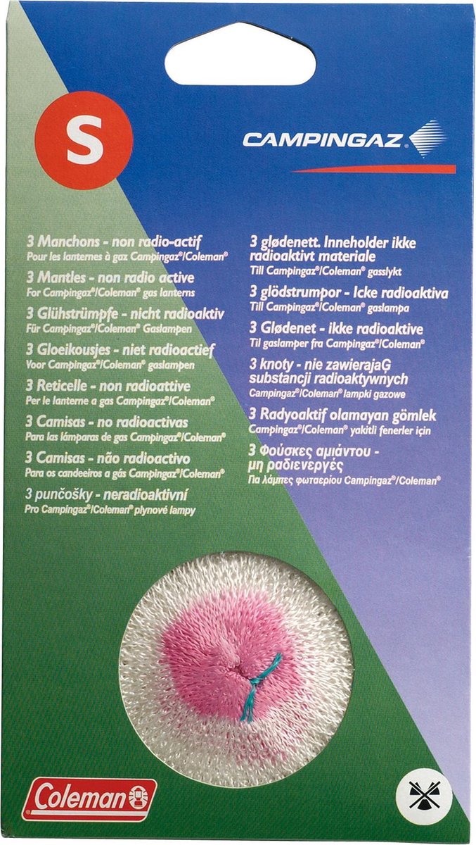 Manto luminoso Campingaz talla s - 3 piezas