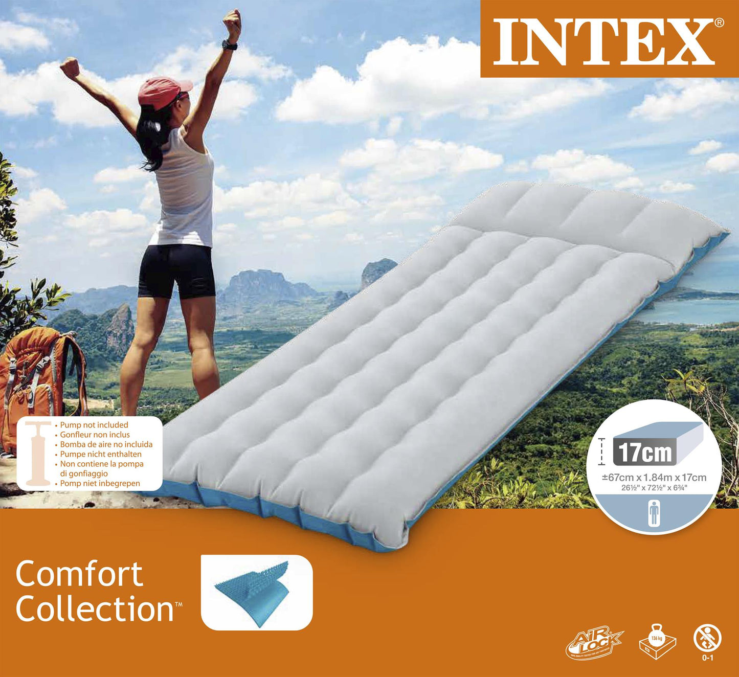 Letto ad aria da campeggio intex - compatto