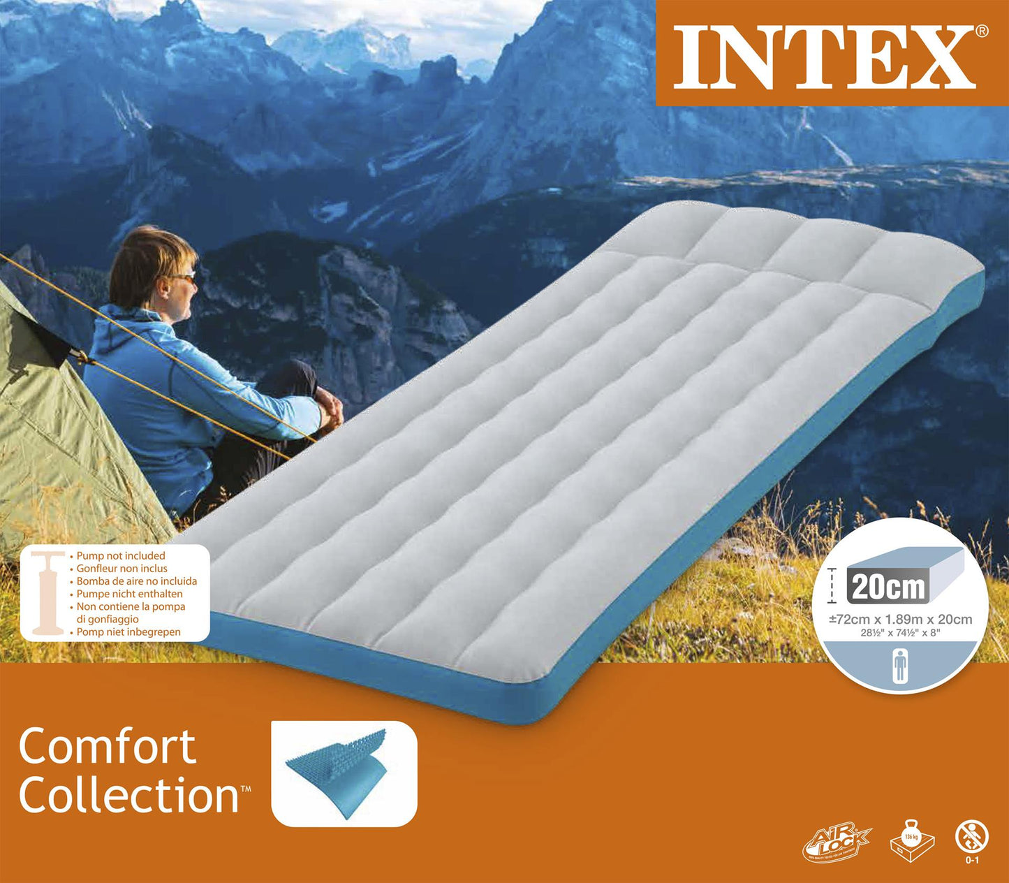 INTEX - CAMPING Air Bed - Single