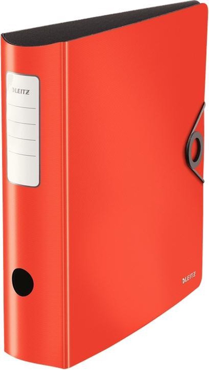 Raccoglitore Leitz Active Solid DIN A4 larghezza dorso: 82 mm rosso chiaro 2 staffe 10471020