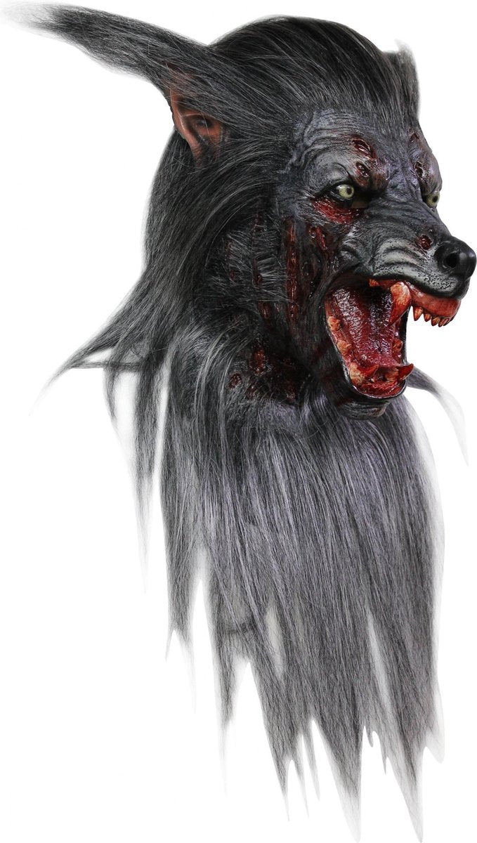 Máscara de lobo Vegaoo para adulto - Máscara de disfraces - Talla única